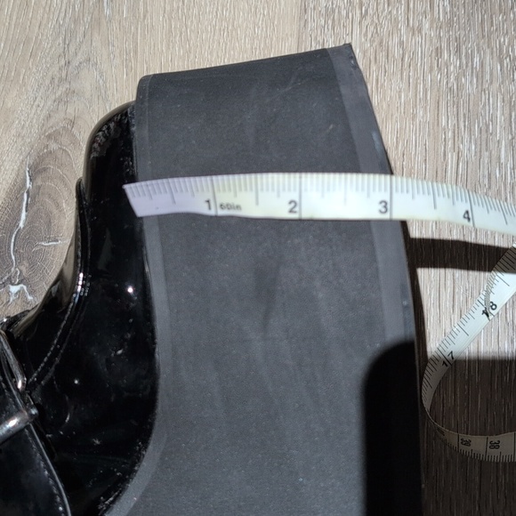 Demonia Black Platform Buckle Boots Size 6.5/7 - Picture 5 of 9